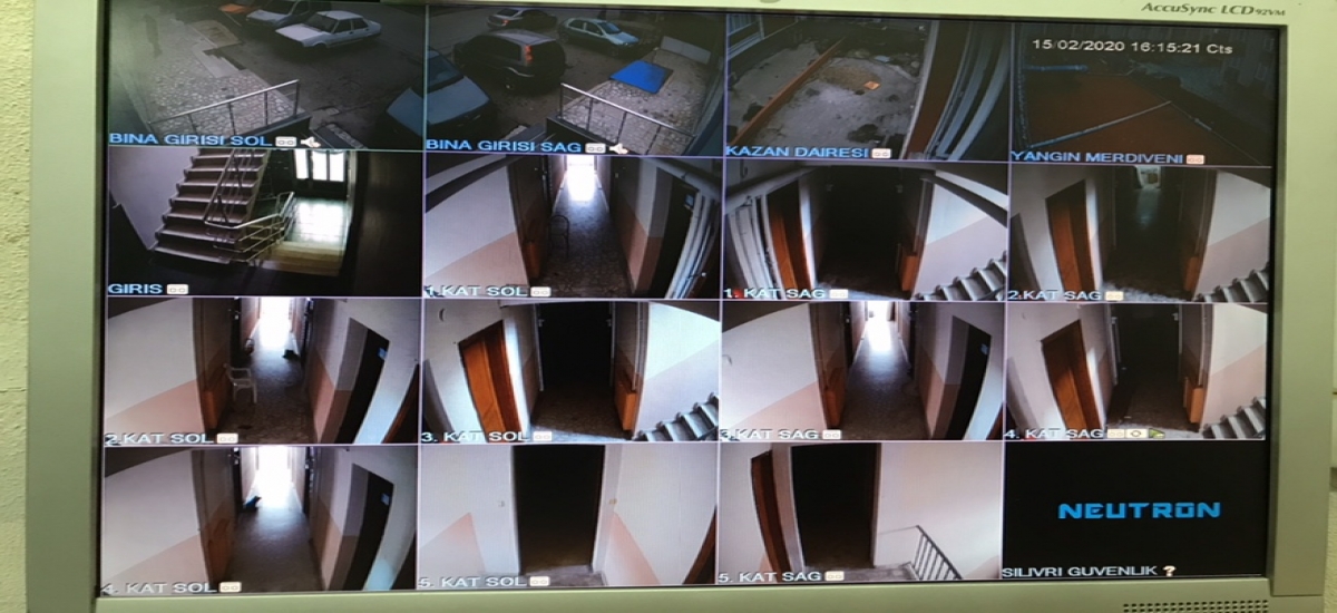 Karabıçak-5 Apartmanı 15 Adet Neutron Güvenlik Kamerası